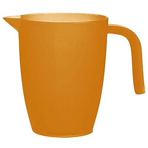 Excelsa Rainbow Skala Krug, 1 Liter, Orange von Excelsa