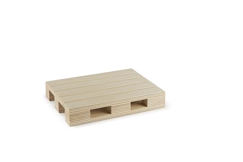 Excelsa Real Wood Palettentablett aus Holz, Buche, 4 Größen, für Vorspeisen und Käse (20 x 15 cm) von Excelsa