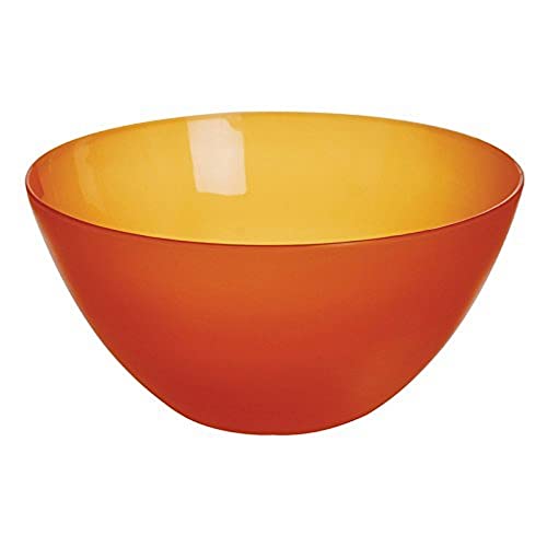 Excèlsa Regenbogen, Salatschüssel, 27 cm, Orange von Excelsa