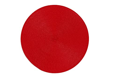 Excelsa Platzdeckchen rund rot Ø 36 cm 6 Stück von Excelsa