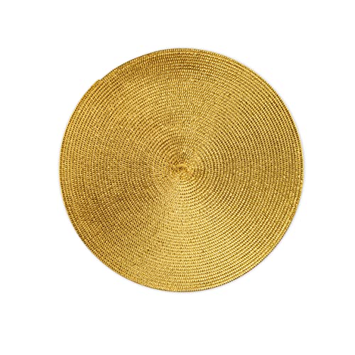 Excelsa Platzsets, Polypropylen, Gold, Durchmesser: 36 cm, 6 Stück von Excelsa