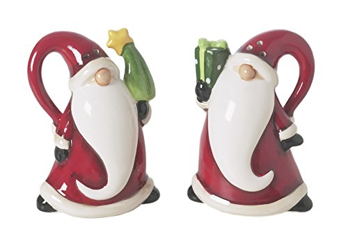Excelsa Santa Claus Salz-und Pfefferstreuer-Set, Keramik, rot, 6x4.5x8 cm, 2 Excelsa Santa Claus Salz-und Pfefferstreuer-Set, Keramik, rot, 6x4.5x8 cm, 2 von Excelsa