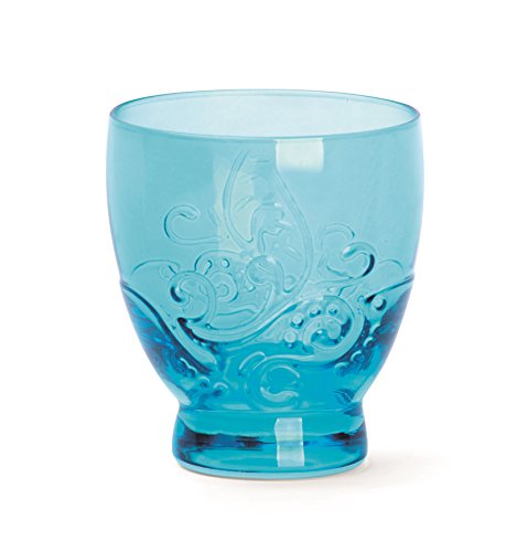 Excelsa Santa Cruz Becher CL 30, Glas, Hellblau, 8.5 x 8.5 x 9.5 cm von Excelsa