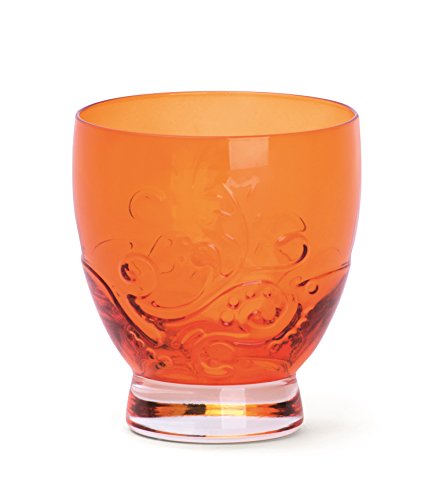 Excelsa Santa Cruz Becher CL 30, Glas, Orange, 8.5 x 8.5 x 9.5 cm von Excelsa