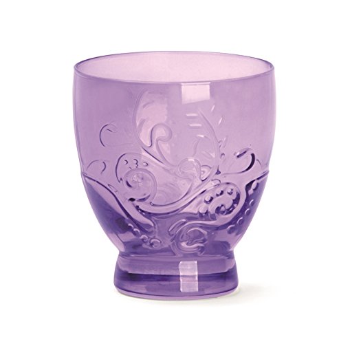 Excelsa Santa Cruz Becher CL 30, Glas, Violett, 8.5 x 8.5 x 9.5 cm von Excelsa