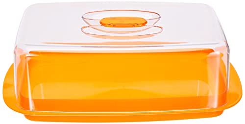 Excelsa Rainbow Käseabdeckung, Polypropylen, Orange, 30 x 17 x 10 cm Excelsa Rainbow Käseabdeckung, Polypropylen, Orange, 30 x 17 x 10 cm von Excelsa