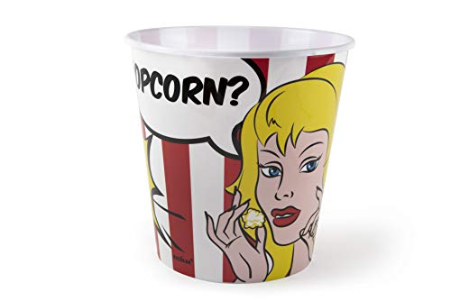 Excelsa Schale Pop Corn, Polypropylen, Rot und Weiß, Durchmesser 18 cm von Excelsa