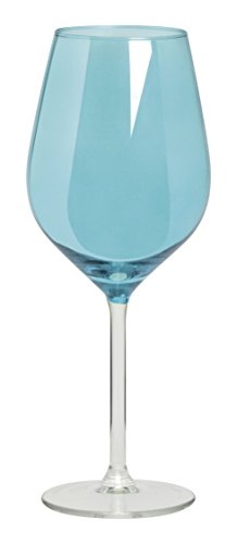 Excelsa Scratch Kelch Color Wine CL 50, Glas, Hellblau, 7 x 7 x 23 cm von Excelsa