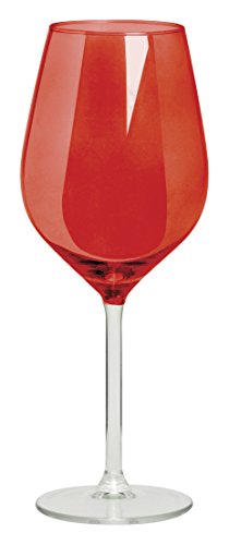 Excelsa Scratch Kelch Color Wine CL 50, Glas, Rot, 7 x 7 x 23 cm von Excelsa