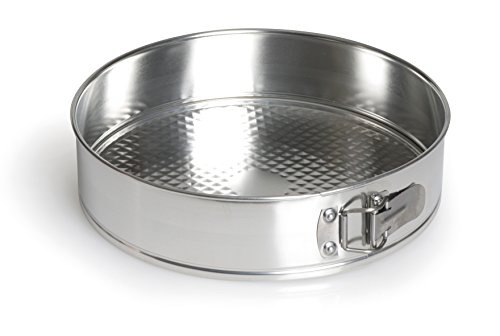 Excelsa Silver Baking Tortenform Hebeboden, Stahl, Silber 25x25x7 cm Silber/schwarz von Excelsa