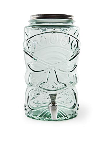 Excelsa Tiki Getränkespender mit Hahn, Ricaltglas, 6 Liter von Excelsa