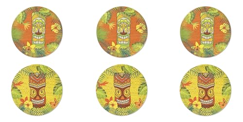 Excelsa Tiki Set mit 6 Pizzatellern, Durchmesser 31 cm, Porzellan, mehrfarbig Excelsa Tiki Set mit 6 Pizzatellern, Durchmesser 31 cm, Porzellan, mehrfarbig von Excelsa