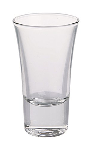Excelsa Transparente Gläser Stamper Likör Bitter CL 57, Glas, transparent, 5 x 5 x 8.5 cm von Excelsa