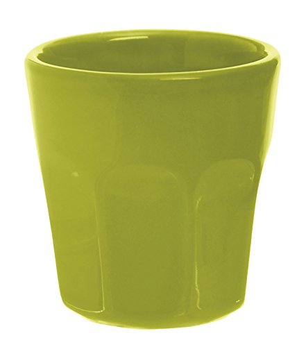 Excelsa Trendy Becher Kaffee 80 ml, Keramik 6x6x6.3 cm grün von Excelsa