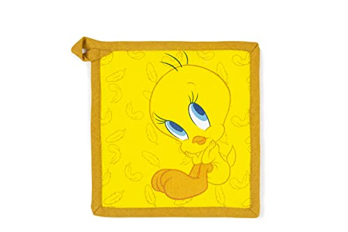 Excelsa Tweety Topflappen, 20 x 20 cm, Futter 100% Baumwolle, Füllung aus Polyester von Excelsa