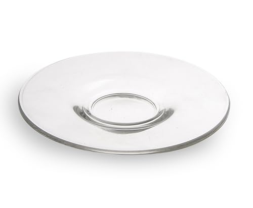 Excelsa Untertasse Kaffee, Glas, transparent, 12 cm von Excelsa