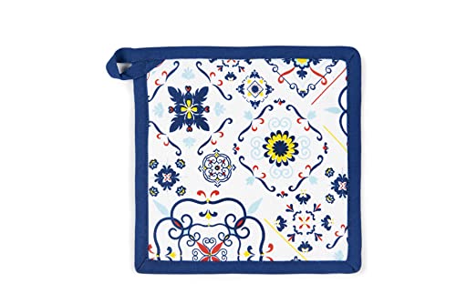 Excelsa Vietri Color Topflappen, 20 x 20 cm, Futter 100% Baumwolle, Füllung aus Polyester von Excelsa