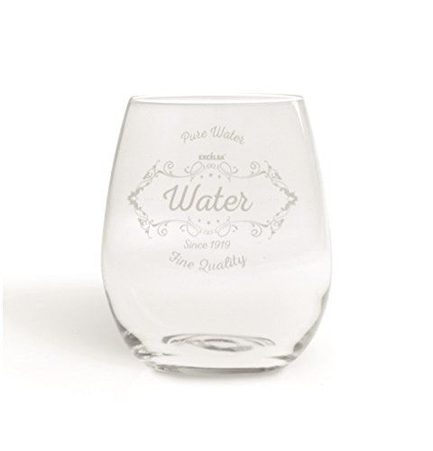 Excelsa Wasserglas, Glas, transparent, 8 x 8 x 10 cm von Excelsa