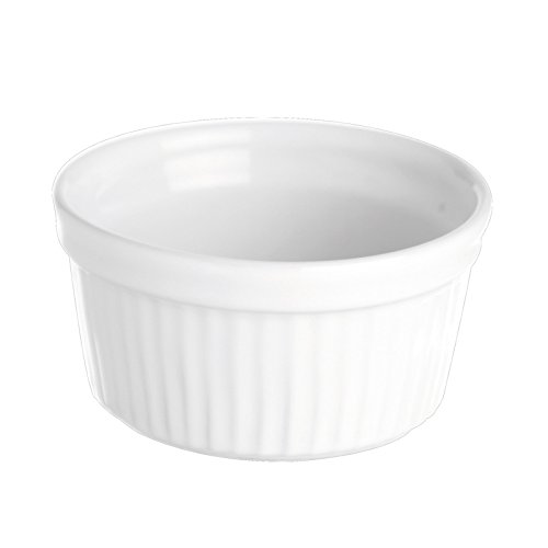 Excelsa White Home Ramequin Costolato, 11.0 cm, Weiß von Excelsa