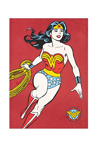 Excelsa Wonder Woman Geschirrtuch, 100% Baumwolle, 70 x 50 cm, mit Knopfloch von Excelsa