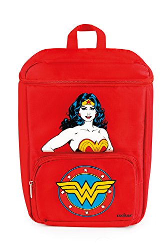 Excelsa Wonder Woman Rucksack Thermo, Rot, 13 Liter von Excelsa