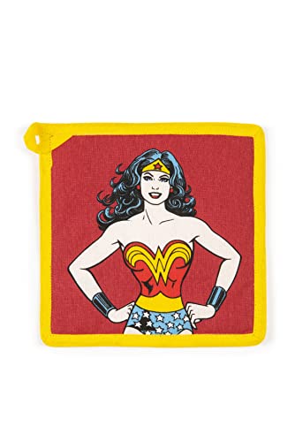 Excelsa Wonder Woman Topflappen, 20 x 20 cm, Futter 100% Baumwolle, Füllung aus Polyester von Excelsa