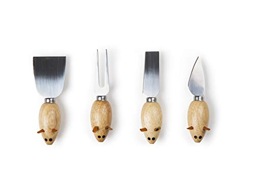 Set mit 4 Spitzen für Käse und Maus. Set mit 4 Spitzen für Käse und Maus. von Excelsa