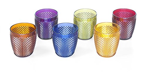 Soul Kitchen Glas 6 tlg. Set Plastic mehrfarbig von Excelsa