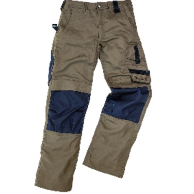 Arbeitshose Champ, dunkel-beige/grau, Größe 52 von Excess