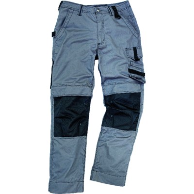 Arbeitshose Champ, grau/schwarz, Größe 58 von Excess