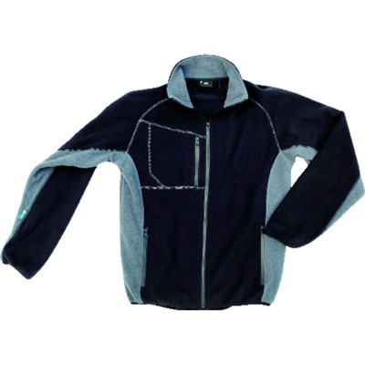 Fleecejacke Champ, schwarz/grau, Größe S von Excess