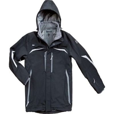 Softshell-Winterjacke Allrounder, schwarz/grau, Größe L von Excess