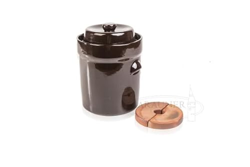 GÄRTOPF BRAUN, 10 LTR. - INCL. BESCHWERSTEINE GÄRTOPF BRAUN, 10 LTR. - INCL. BESCHWERSTEINE von Exclusiv