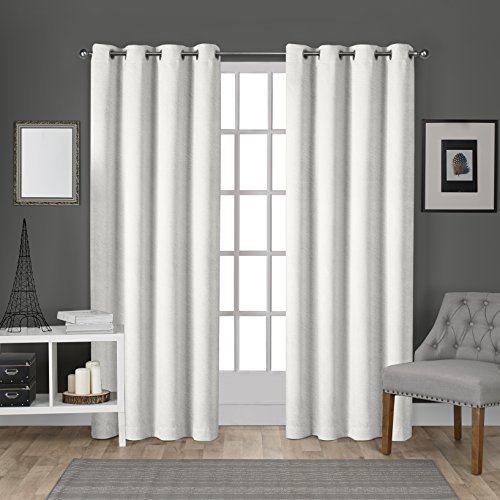 Exclusive Home Curtains Flächenvorhänge mit Ösen, Paar, Polyester, Winter-Weiß, 54x84 von Exclusive Home Curtains