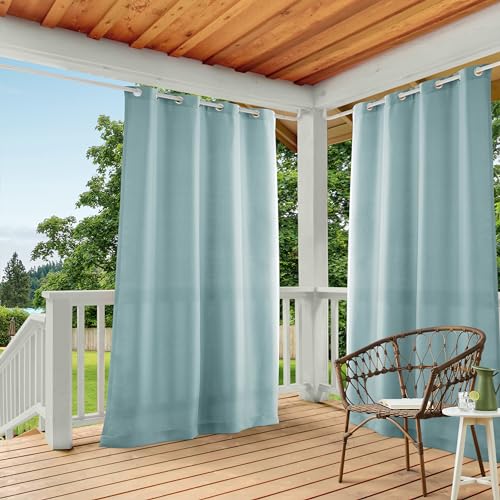 Exclusive Home Curtains GT Gardinenpaneel mit Lichtfilterung, 137 x 213 cm, Blau von Exclusive Home Curtains