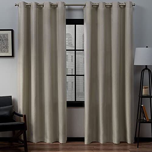 Exclusive Home Curtains Loha Ösenvorhang, Leinen, 137 x 308 cm, Natur von Exclusive Home Curtains