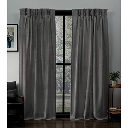 Exclusive Home Curtains Loha PP-Platte 27x96 Black Pearl von Exclusive Home Curtains