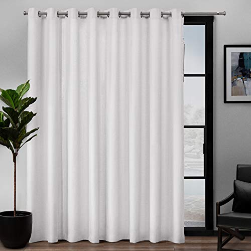 Exclusive Home Curtains Loha Einzelner Vorhang, Polyester, Winter-Weiß, 108x84 von Exclusive Home Curtains