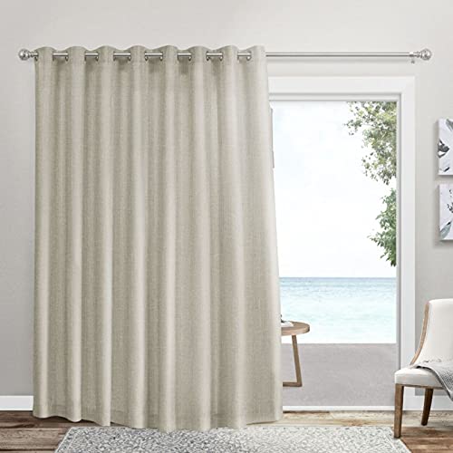 Exclusive Home Curtains Loha Terrassenlichtfiltervorhang, 108 x 84 cm, Natur von Exclusive Home Curtains