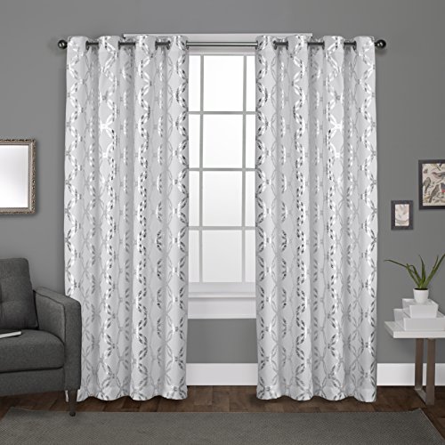 Exclusive Home Curtains Tülle., Polyester, Winter-Weiß, 54x96 von Exclusive Home Curtains