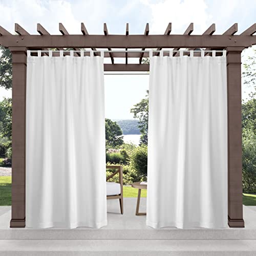 Exclusive Home Curtains VT Gardinenpaneel, lichtfilterend, 132 x 132 cm, Weiß, 1 Paar von Exclusive Home Curtains