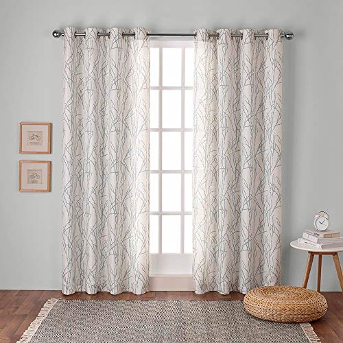 Exclusive Home Gardinen mit Tülle, Fenster-Gardinenpaneel- Paar, Polyester, Sea Foam, 96" Length von Exclusive Home Curtains