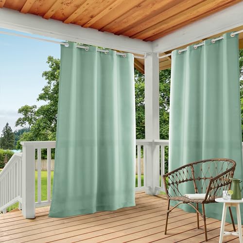 Exclusive Home Vorhänge, Polyester, 1 Paar, Polyester, Seafoam, 54x108 von Exclusive Home Curtains
