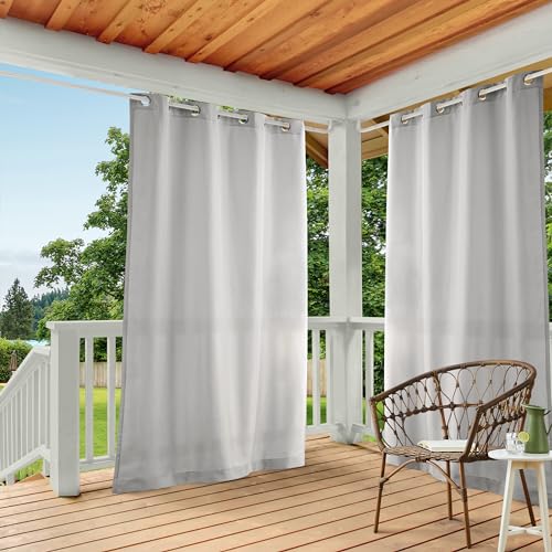 Exclusive Home Vorhänge, Polyester, 1 Paar, Polyester, Wolkengrau, 54x120 von Exclusive Home Curtains