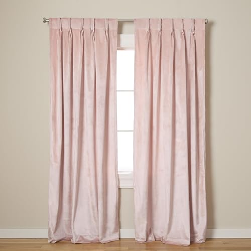 Exclusive Home Vorhang, Samt, schwer, 274,3 cm lang, Blush von Exclusive Home Curtains