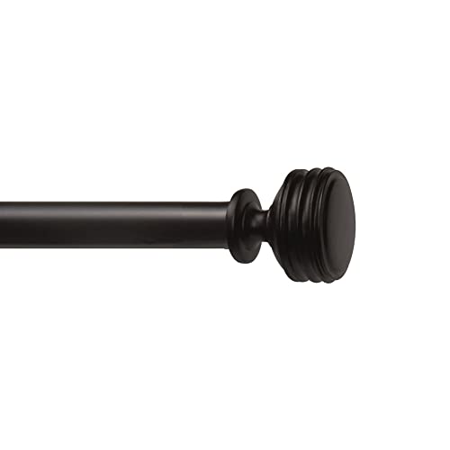 Exclusive Home Curtains Duke Gardinenstange und Endstück-Set, 2,5 cm, 91,4-182,9 cm, Bronze matt von Exclusive Home