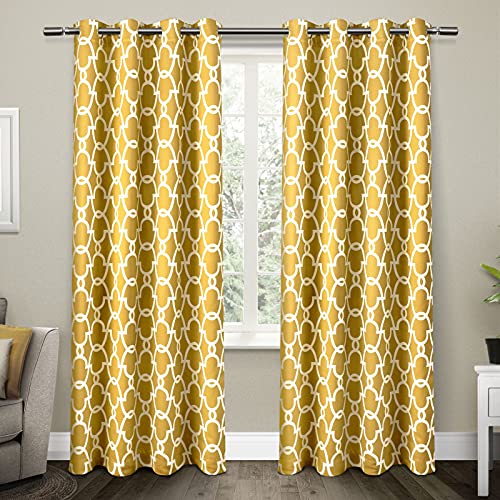 Exclusive Home Gates Verdunklungsvorhang aus gewebtem Satin, Paar (2 Stück), Black Pearl, 52 x 108 cm, Textil, Sundress, 52x84 von Exclusive Home