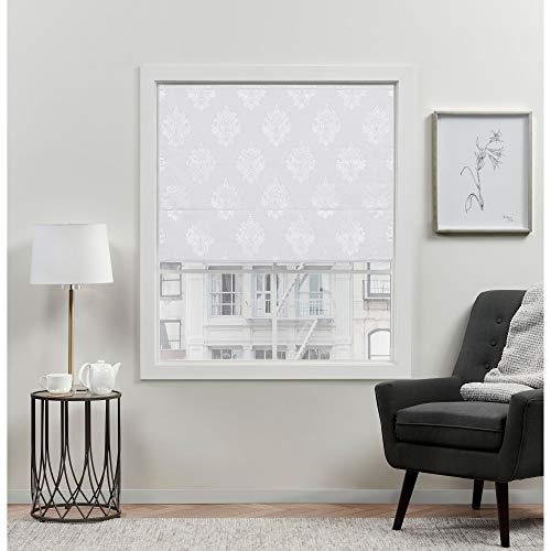 Exclusive Home Curtains Marseilles Damask Damast Verdunkelungsrollo, 100% Polyester, Weiß, 31" W x 64" H Exclusive Home Curtains Marseilles Damask Damast Verdunkelungsrollo, 100% Polyester, Weiß, 31" W x 64" H von Exclusive Home