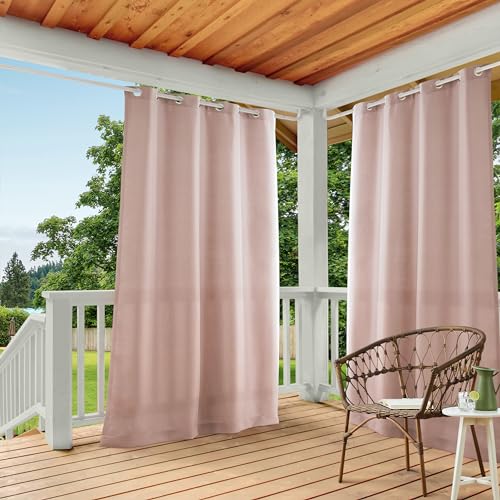 Exclusive Home Vorhänge, Polyester, 1 Paar, Polyester Textil, Blush, 54x108 von TOWN & COUNTRY BASICS