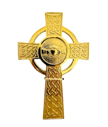 Exclusively Irish Claddagh Kreuz Wandbehang Irisches keltisches Kreuz für Zuhause Hochzeit von Exclusively Irish